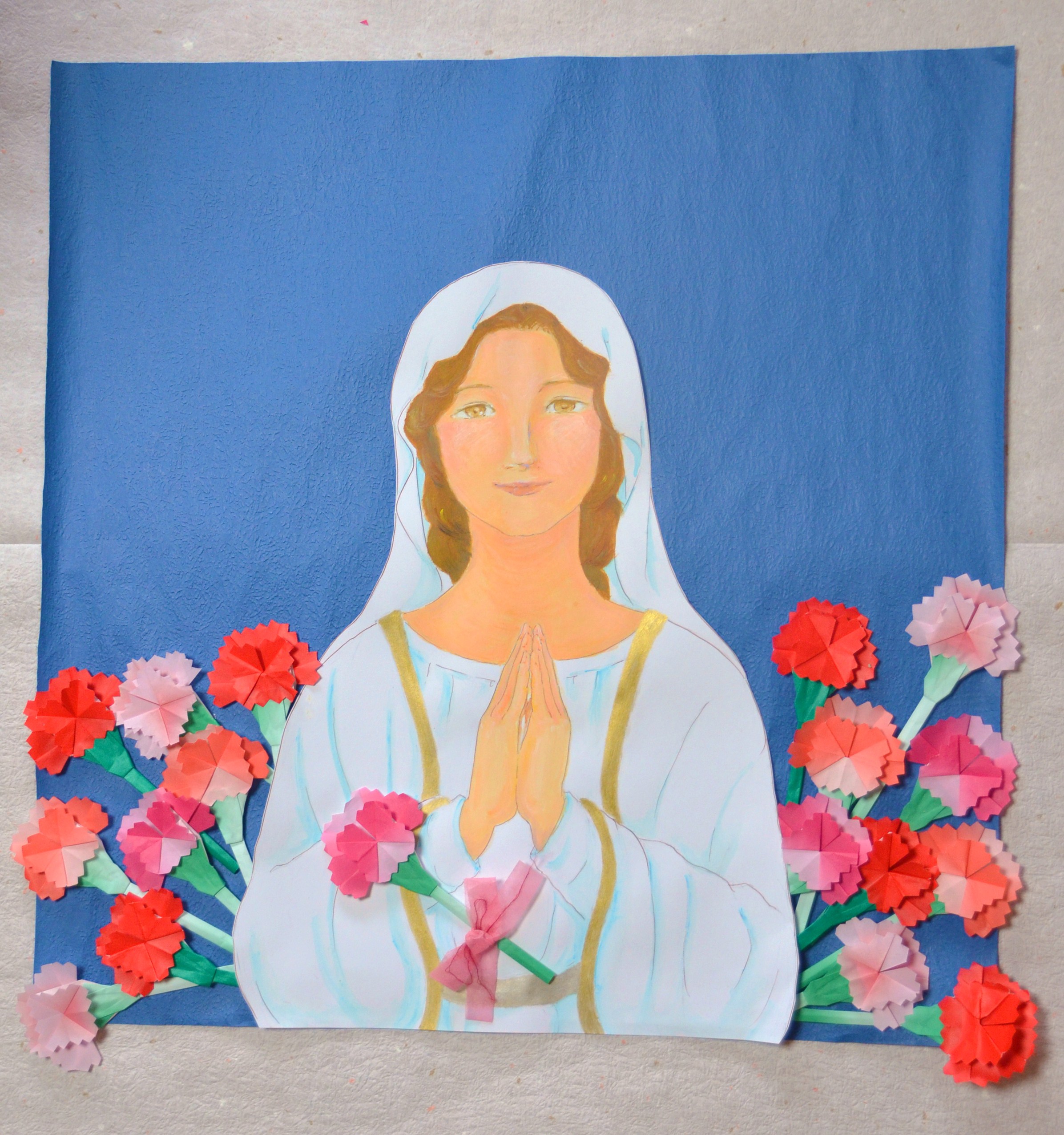 聖母マリア様とカーネーション パワーストーン天使のブレスレット専門しあわせのお店ブログ